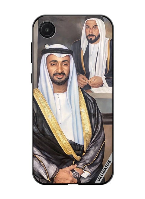 Protective Case Cover For Samsung Galaxy A03 Core Sheikh Mohamed Bin Zayed Al Nahyan And Sheikh Zayed Bin Sultan Al Nahyan Design Multicolour