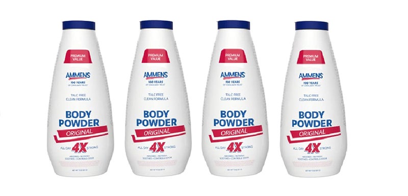 Ammens Body Powder Original by Ammens for Unisex - 11 oz Powder - Pack of 4 - Image 1