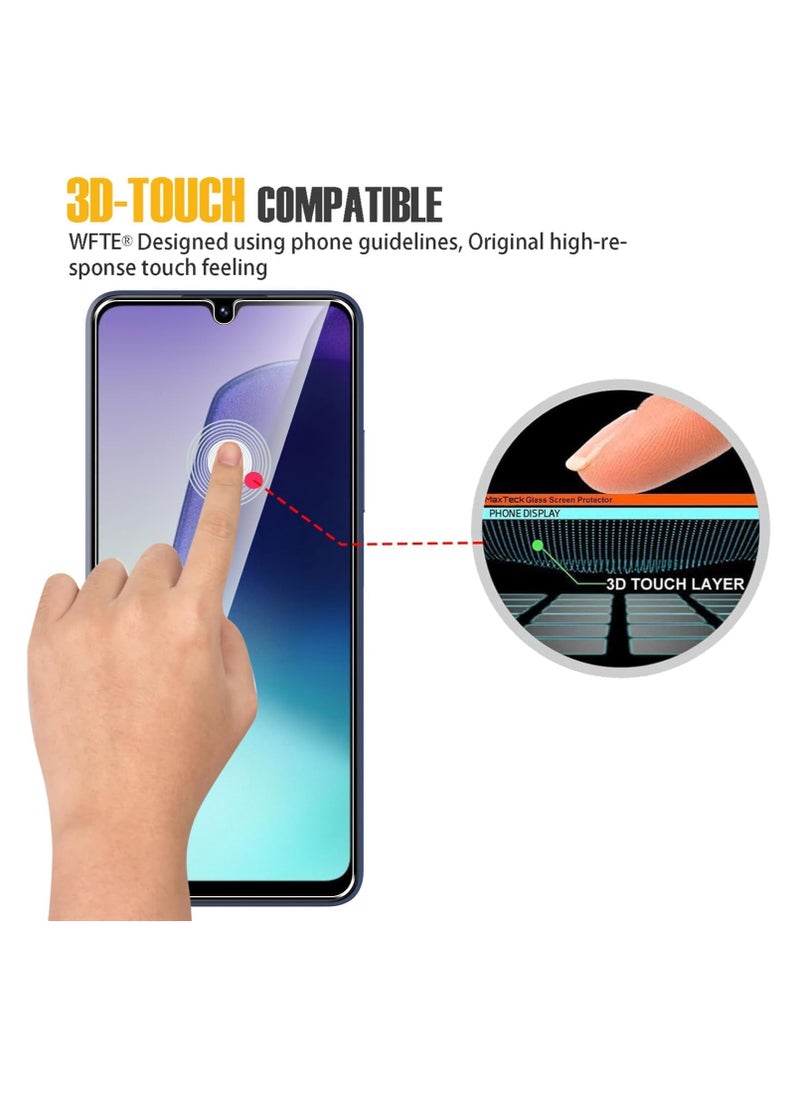 Muzz Xiaomi Redmi 14C Screen Protector Ultra Clear 9H Scratch Resistant Premium Tempered Glass Screen Protector for Redmi 14C Clear 2 Pack  - Image 4