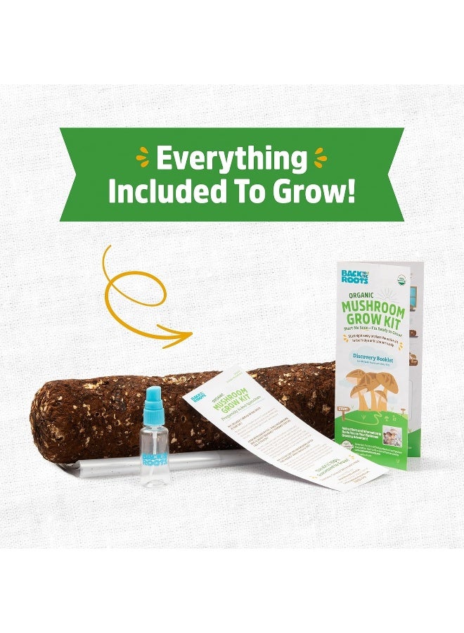 Back to the Roots Organic Shiitake Mushroom Kit; Great Gift; Easy for Beginners, For Indoor Growing (Start Growing Right Away)  - Image 4
