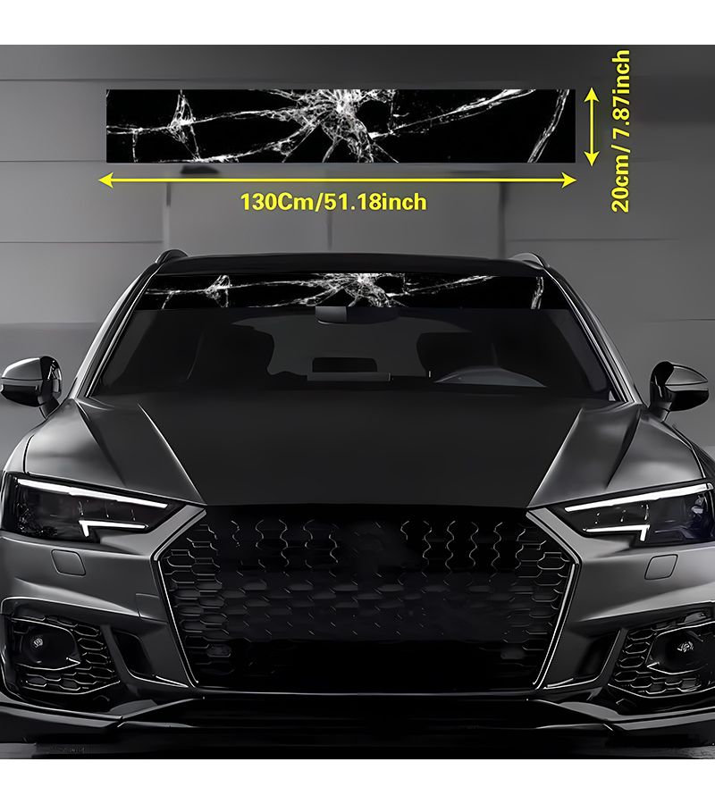 1 Car Windshield Crack Repair Sticker Weather Resistant Self-Adhesive Vinyl - Image 3