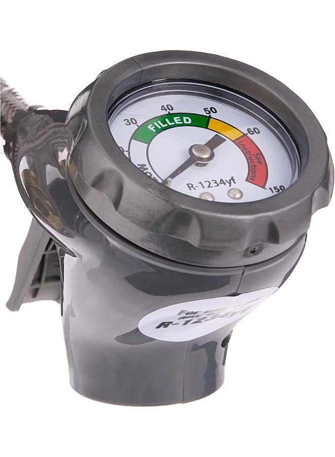 A/C Pro InterDynamics Certified AC Pro Car Air Conditioner R1234YF Refrigerant Gauge and Hose - Image 4