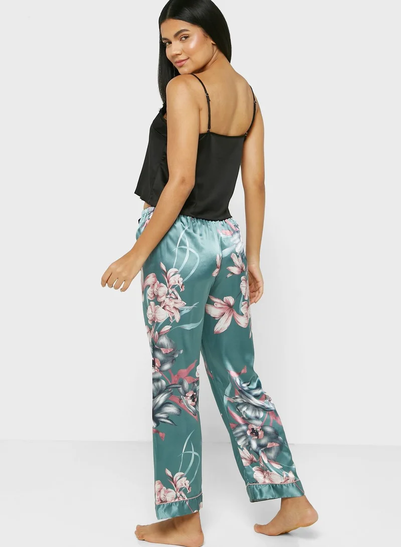 ELLA Printed Cami & Pants Pyjama Set