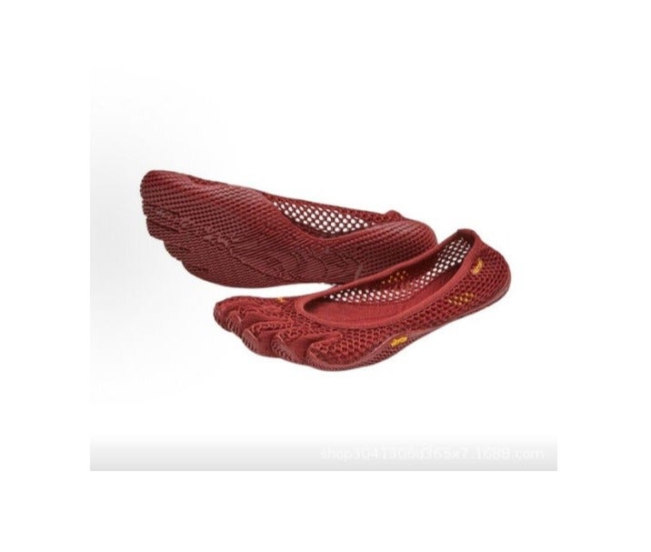 أحذية V-Soul Fivefingers للبيلاتس واليوجا والرقص - جزء علوي من الليكرا القابلة للتنفس، نعل مطاطي غير قابل للانزلاق، للجنسين
