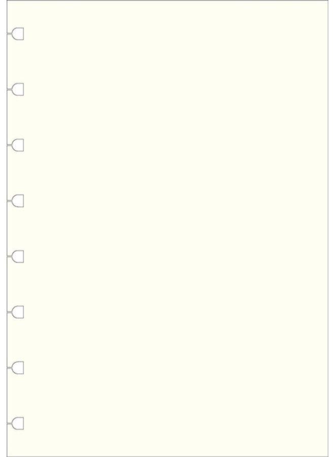 Filofax A5 Notebook refill plain paper white - Paperback