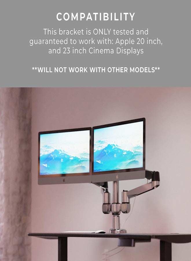 HumanCentric VESA Mount Adapter Compatible with Apple Cinema Displays 20 inch and 23 inch Replaces Apple M9649G/A - Image 2