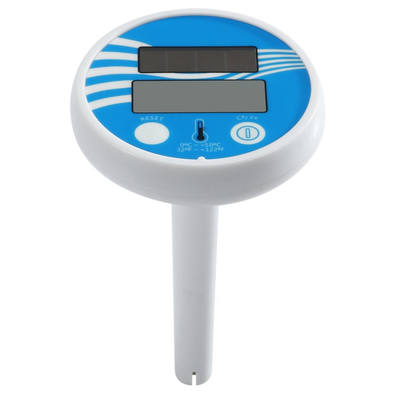 Solar Powered Swimming Pool Thermometer Digital Floating Pool Spa Thermometer Water Temperature Thermometer for Hot Bathtub Pond Fish Tank - Image 1