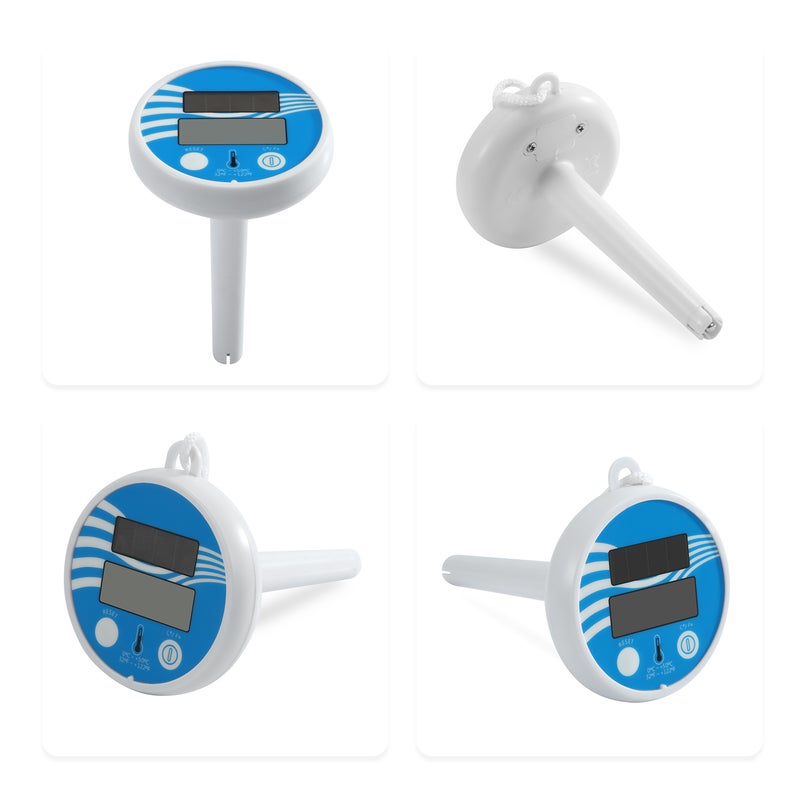 Solar Powered Swimming Pool Thermometer Digital Floating Pool Spa Thermometer Water Temperature Thermometer for Hot Bathtub Pond Fish Tank - Image 4