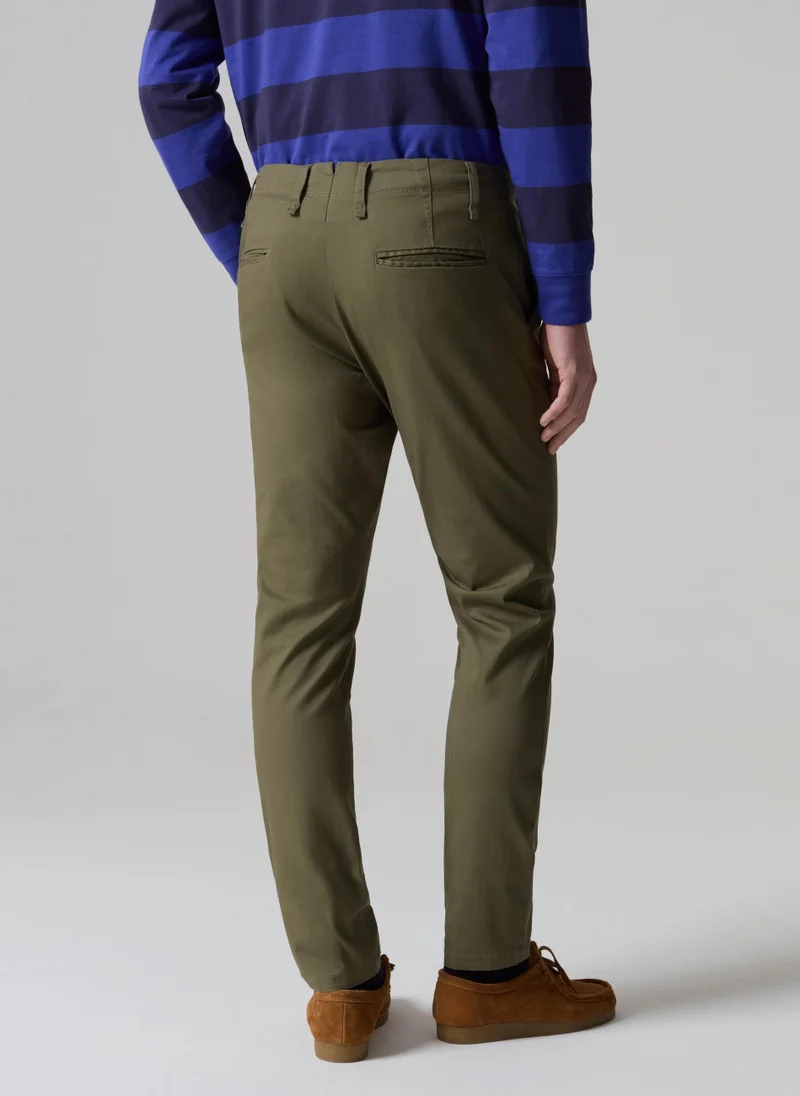 Ovs Slim-fit, stretch cotton chinos