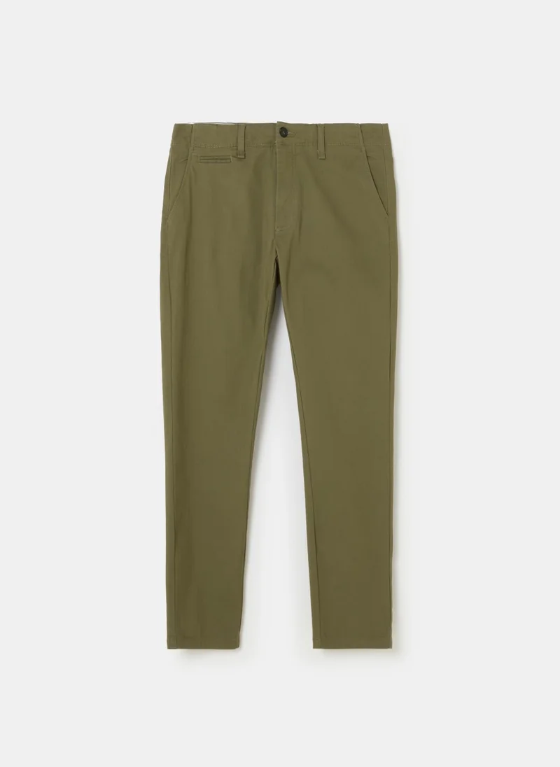 Ovs Slim-fit, stretch cotton chinos