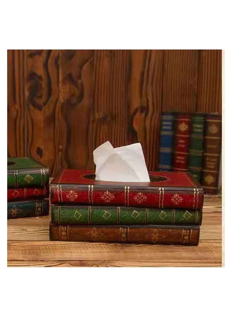 Wooden Tissue Box Cover Facial Storage Box Home Decor for Bathroom Living Room Office paper Storage Holder for Bathroom
