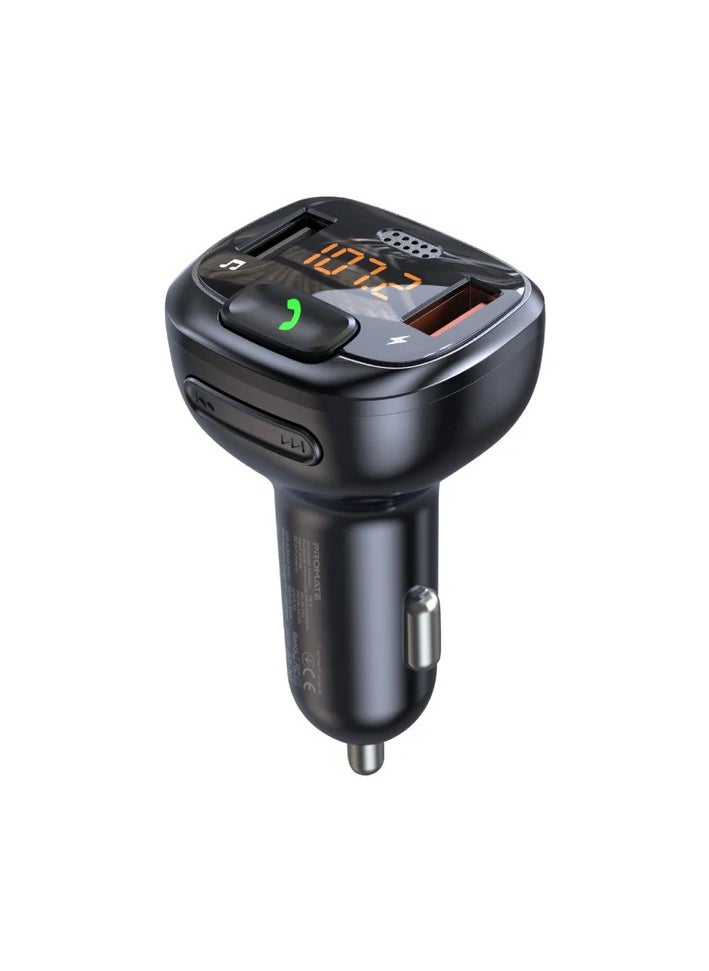 Generic FM Transmitter Kit with Handsfree & Quick Charge 3.0  - Image 1