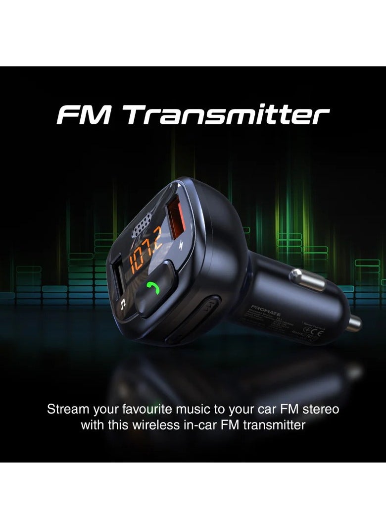 Generic FM Transmitter Kit with Handsfree & Quick Charge 3.0  - Image 2