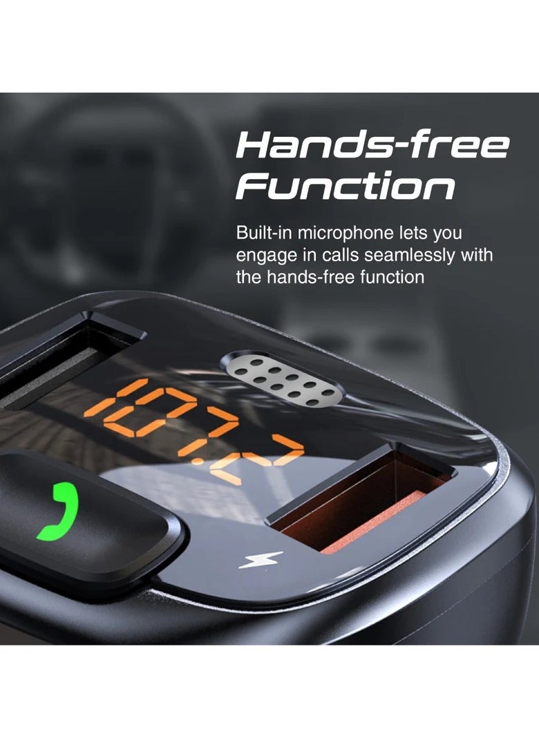 Generic FM Transmitter Kit with Handsfree & Quick Charge 3.0  - Image 3