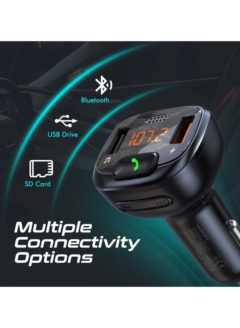 Generic FM Transmitter Kit with Handsfree & Quick Charge 3.0  - Image 5