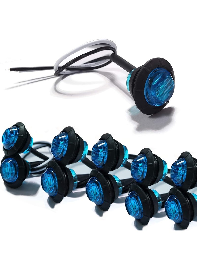 Generic 10 Pack Waterproof Marine Boat LED Lights, Utility Led Interior Lights Navigation Lights Deck Courtesy Lights 12V for Yacht Boat Fishing Pontoon Sailboat Kayak/blue  - Image 2