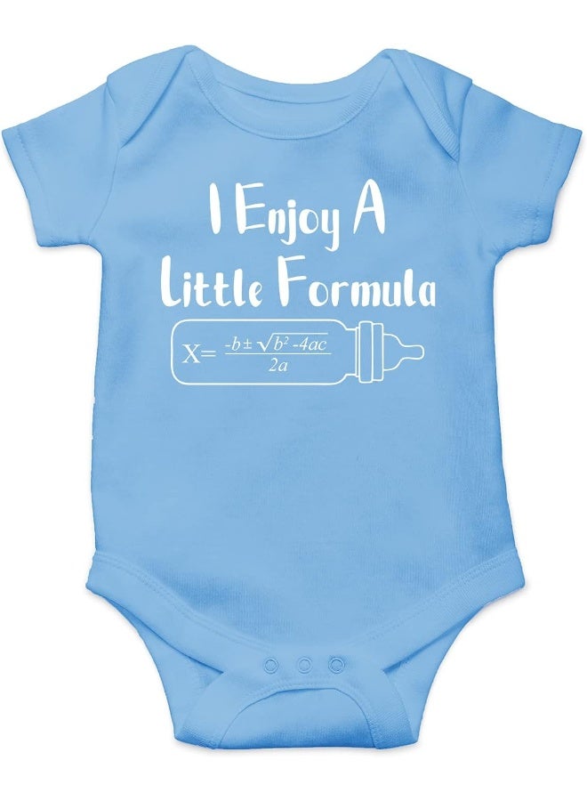 Funnwear I Enjoy A Little Formula - Math Nerd - Funny Cute Infant Creeper, One-Piece Baby Bodysuit  - Image 1