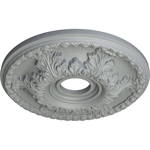 Ekena Millwork CM18GA 18-Inch OD x 3 1/2-Inch ID x 1 3/4-Inch Granada Ceiling Medallion - Image 2