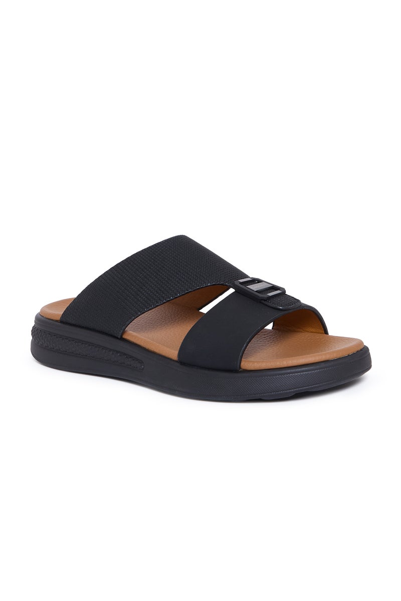 Geoomnii Comfort Arabic Sandals for Men – Classic Slip-On Open Toe Sandals with Cushioned Footbed for Daily Wear - Image 1
