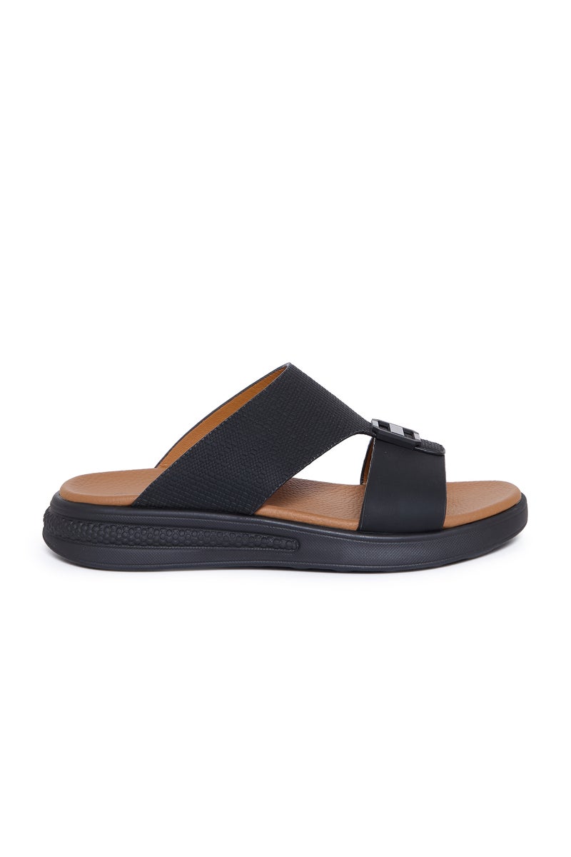 Geoomnii Comfort Arabic Sandals for Men – Classic Slip-On Open Toe Sandals with Cushioned Footbed for Daily Wear - Image 2