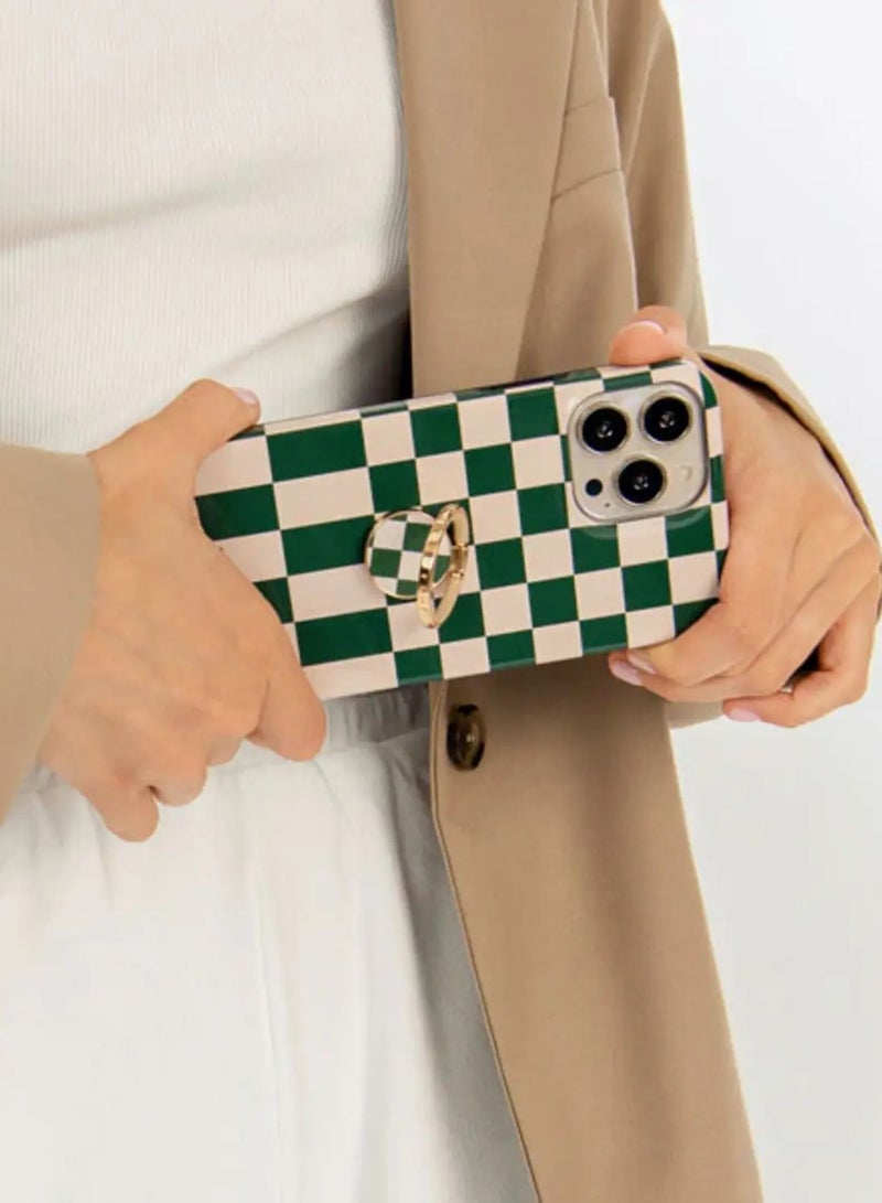 بورجا جراب آيفون  برو بريميوم بتصميم آيفي ليج، حماية هجينة بطبقتين، غلاف صلب وسيليكون، مقاوم للخدش والصدمات، حواف مرتفعة لحماية الشاشة والكاميرا، غطاء هاتف محمول - Image 5