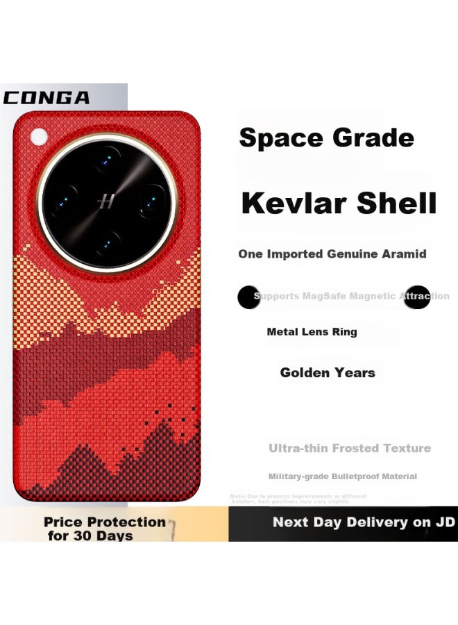 Conga Kevlar Aramid Fiber واقي واقي لأوبو فايند X8 Ultra، غطاء كامل رقيق للغاية، مقاوم للصدمات، تبديد الحرارة، لون قوس قزح، حلقة معدنية مغناطيسية رفيعة، مقاوم للحريق - Image 1