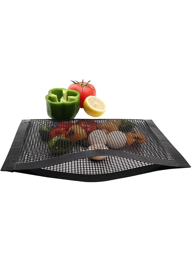 HALAMODO Non Stick Grill Bags For Outdoor Grill Dipping Process & Heat Resistance (Black) - Image 4