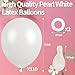 KAWKALSH Pearl White Balloon 110pcs 12 Inch Thickened Latex Party Balloons Helium Bright Color for Birthday Baby Shower Wedding Party Supplies Arch Garland Decoration - Image 4
