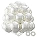 KAWKALSH Pearl White Balloon 110pcs 12 Inch Thickened Latex Party Balloons Helium Bright Color for Birthday Baby Shower Wedding Party Supplies Arch Garland Decoration - Image 2
