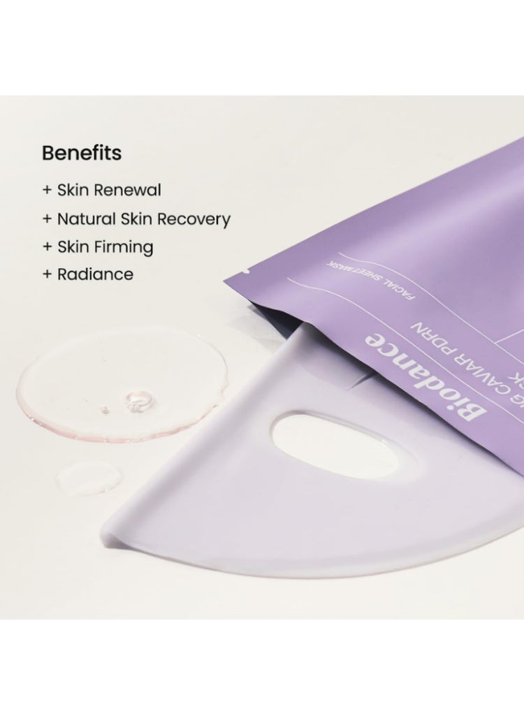 BIODANCE Wrinkles, Sagging & Tired Skin Repair – Biodance Rejuvenating Caviar PDRN Real Deep Mask for Lifting, Firming, Radiance & Deep Skin Renewal - Image 4