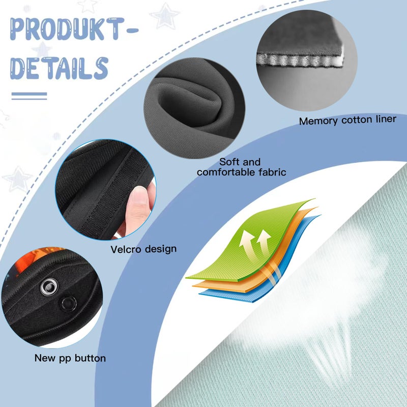 Mokiwala Shoulder & Belly Protective Padding - Soft Breathable Hypoallergenic Cushion Cover, Dinosaur - Image 3