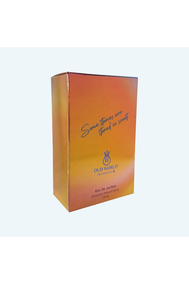 OUD WORLD Vibe Collection Lush Yellow Eau de Parfum | Fruity Floral Woody Perfume | Arabian Oud Inspired 50ml - Image 3