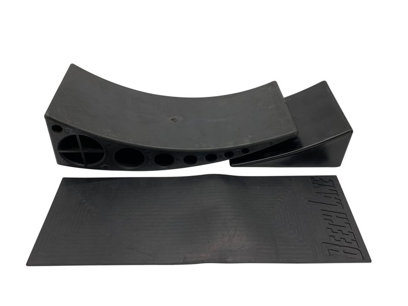 Beech Lane Camper Leveler 1 Pack  Precise Camper Leveling Includes One Curved Leveler One Chock and One Rubber Grip Mat Heavy Duty Leveler Works for Campers Up to 35000 LBs Patented