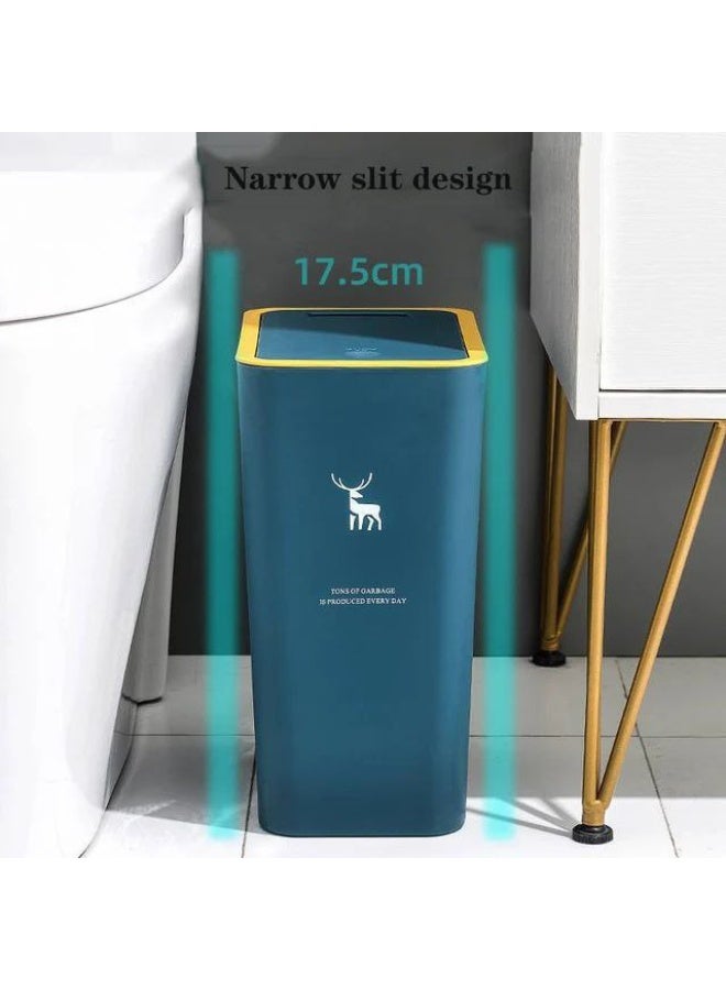 NAMA Modern Trash Can - Sleek and compact waste bin with a lid, ideal for bathrooms and small spaces, designed to blend seamlessly with your decor - Image 3