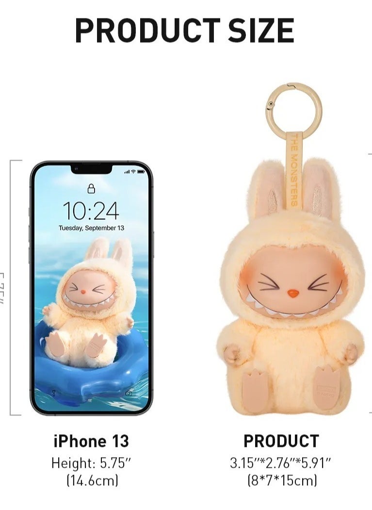 POP MART 100% Authentic Labubu Have A Seat Version 2 Plush Toy, Versatile Use, Adorable Design, Surprise Element, Assorted - 15cm Blind Box By Pop Mart (1Pc Random)  - Image 4