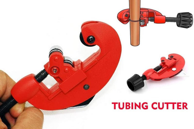 NVF Tubing Pipe Cutter for Copper Tool Aluminum Power & Hand 3-22mm Cut Copper, Brass, PVC and Plastic Pipes Tubes Heavy Duty Cuts Brass Plumbing Knife Repairing - Image 2