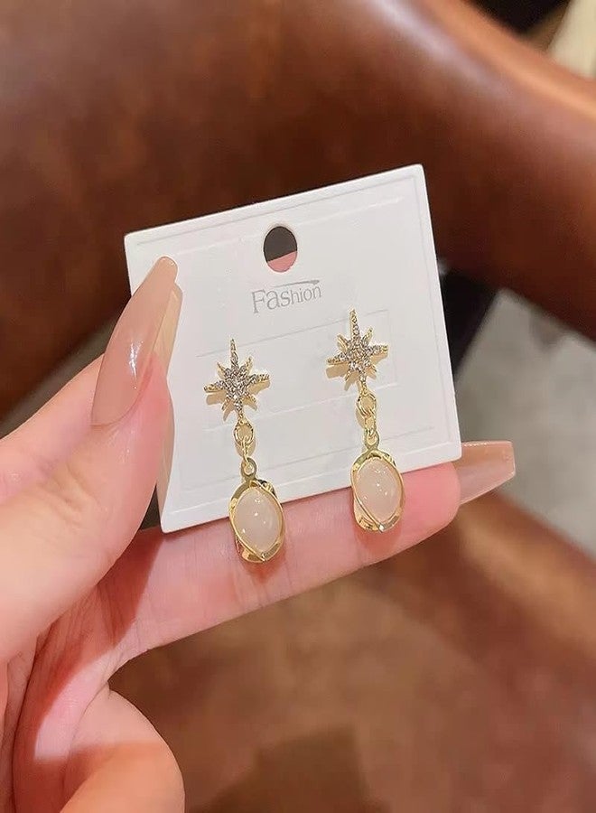 Senroar Women Fashion Korean Earrings Set For Women | Hoop Earring for Girls | Stylish Gold Plated Ear ring For Daily & Occasional Use | Elegant Gift For Wife, & Girlfriend | Fashion Jewellery - Image 2