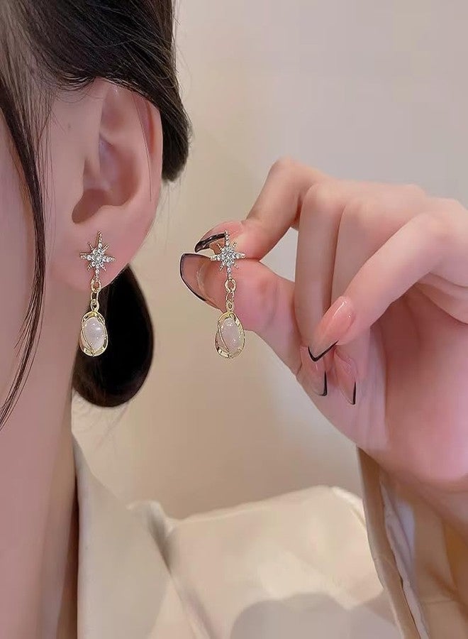 Senroar Women Fashion Korean Earrings Set For Women | Hoop Earring for Girls | Stylish Gold Plated Ear ring For Daily & Occasional Use | Elegant Gift For Wife, & Girlfriend | Fashion Jewellery - Image 4