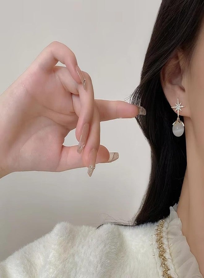 Senroar Women Fashion Korean Earrings Set For Women | Hoop Earring for Girls | Stylish Gold Plated Ear ring For Daily & Occasional Use | Elegant Gift For Wife, & Girlfriend | Fashion Jewellery - Image 3