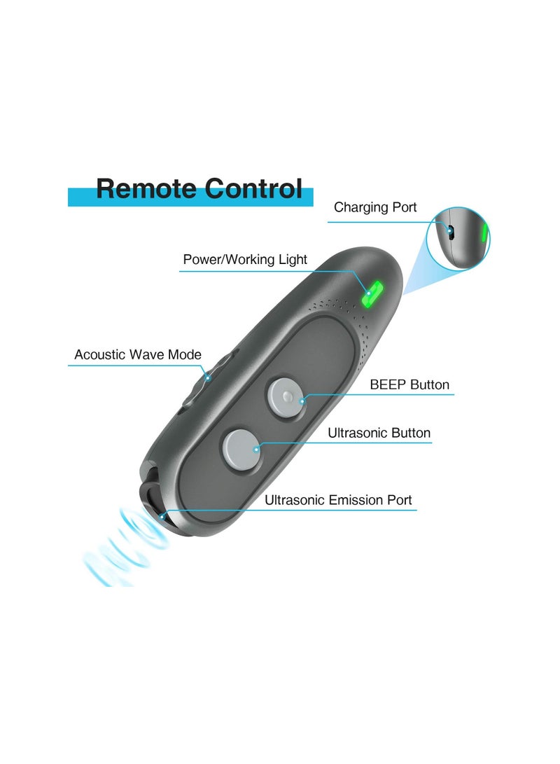 SOLARAE Dog Barking Deterrent Devices, Rechargeable Ultrasonic Dog Bark Deterrent, 3 Frequency No Bark Control Devices, 16.5 Ft Range Dog Whistles That Makes Dogs Stop Barking, for Outdoor Dog Walking - Image 4
