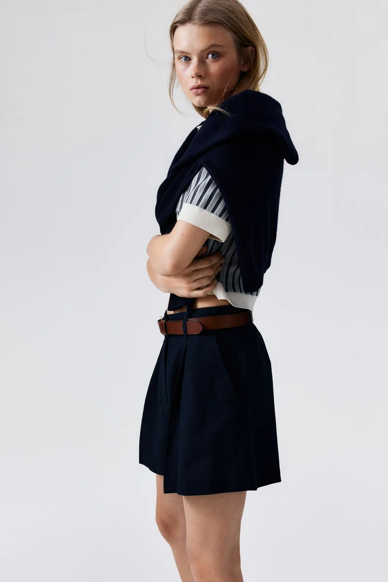 H&M Linen-blend shorts