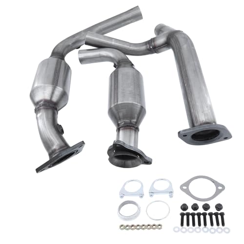 HLUCHY Catalytic Converter Fit For Cadillac Escalade GMC Yukon 2007 2008 2009 2010 6.2L V8 (EPA Compliant) OBD-II Approved - Image 2