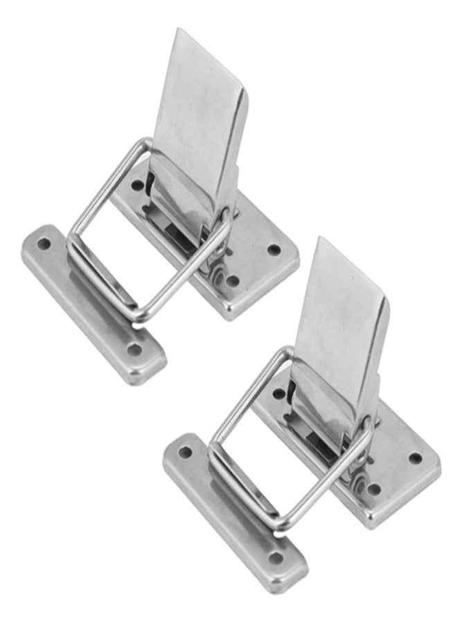 Hyuduo Latch Hasp Catch Toggle Stainless Steel Stainless Steel Hardware Cabinet Case 2pcs for doors gate locks - Image 4