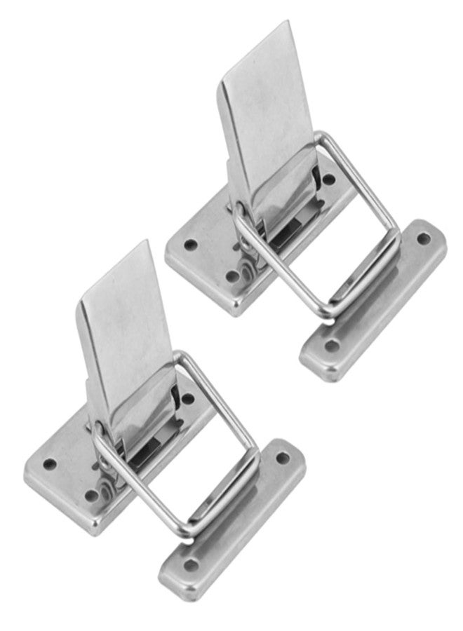 Hyuduo Latch Hasp Catch Toggle Stainless Steel Stainless Steel Hardware Cabinet Case 2pcs for doors gate locks - Image 3