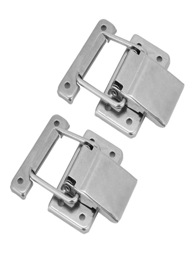 Hyuduo Latch Hasp Catch Toggle Stainless Steel Stainless Steel Hardware Cabinet Case 2pcs for doors gate locks - Image 1