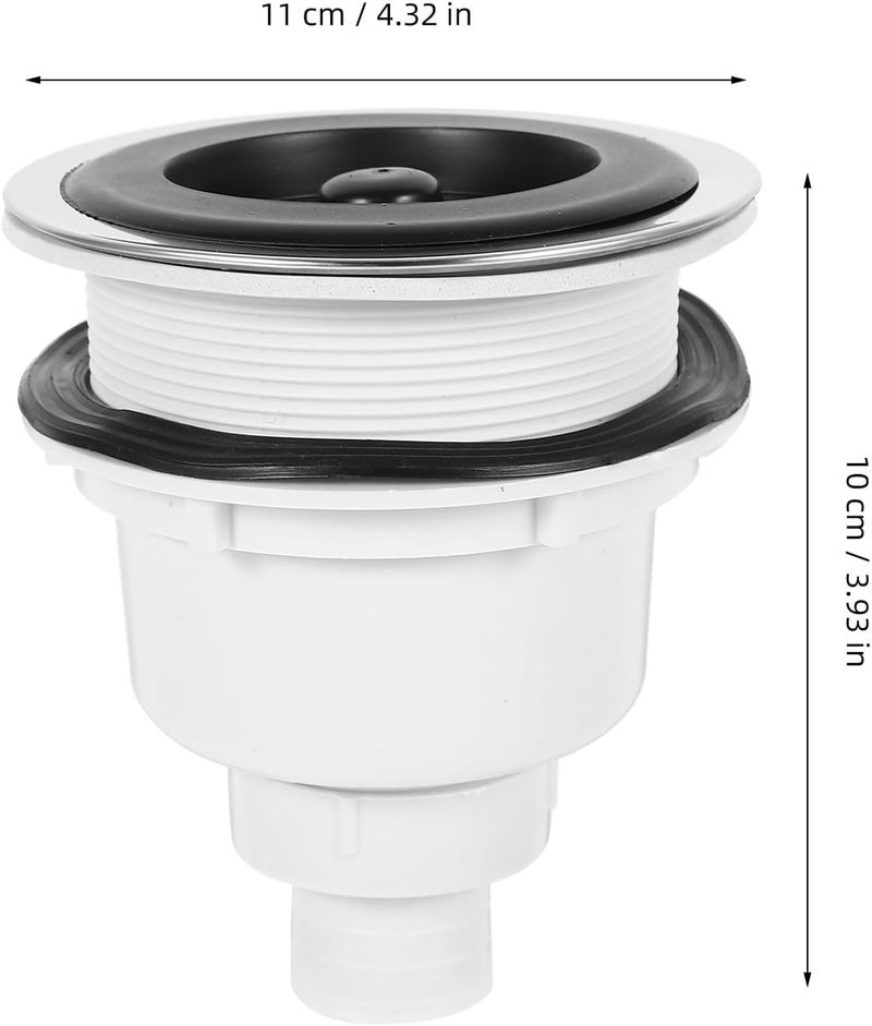 Ceramic Basin Drain Strainer Basket Plug for Shampoo Bowl Hair Salon Accessories Drain Stopper for Salon Shampoo Bed Drainage - Image 2