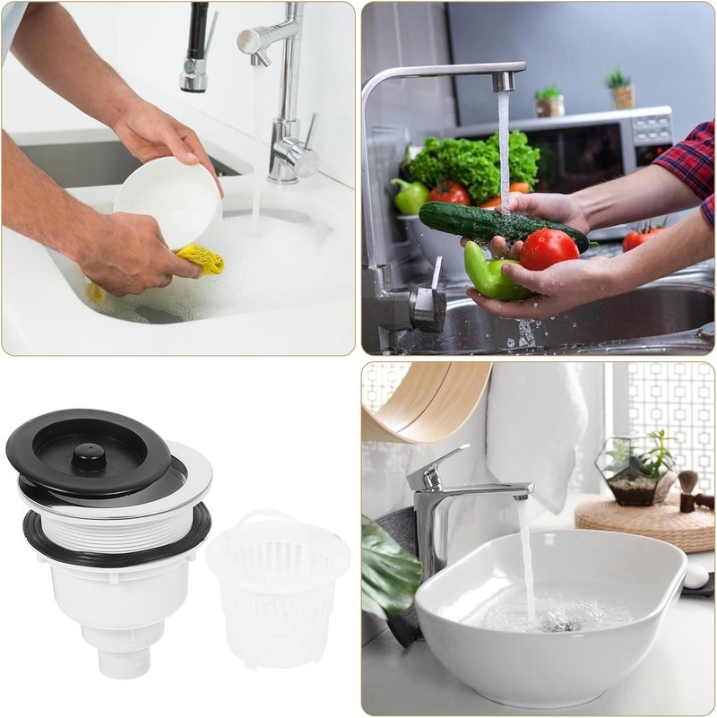 Ceramic Basin Drain Strainer Basket Plug for Shampoo Bowl Hair Salon Accessories Drain Stopper for Salon Shampoo Bed Drainage - Image 3