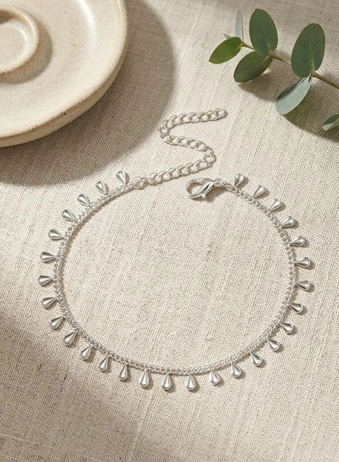 تايك تو Teardrop Chain Anklet