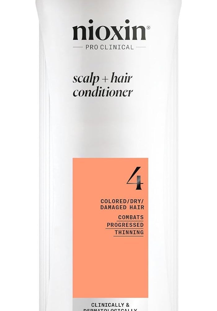 Nioxin System 4 Scalp Therapy Conditioner for Fine, Colored, and Damaged Hair - 16.9 Ounce - Image 1