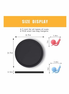Y&D Silicone Drink Coasters Set of 4, Non-Slip Cup Coasters, Heat Resistant Mate, Soft Coaster for Tabletope Protection, Ceramic Wooden Table, Furniture from Damage  - Image 2